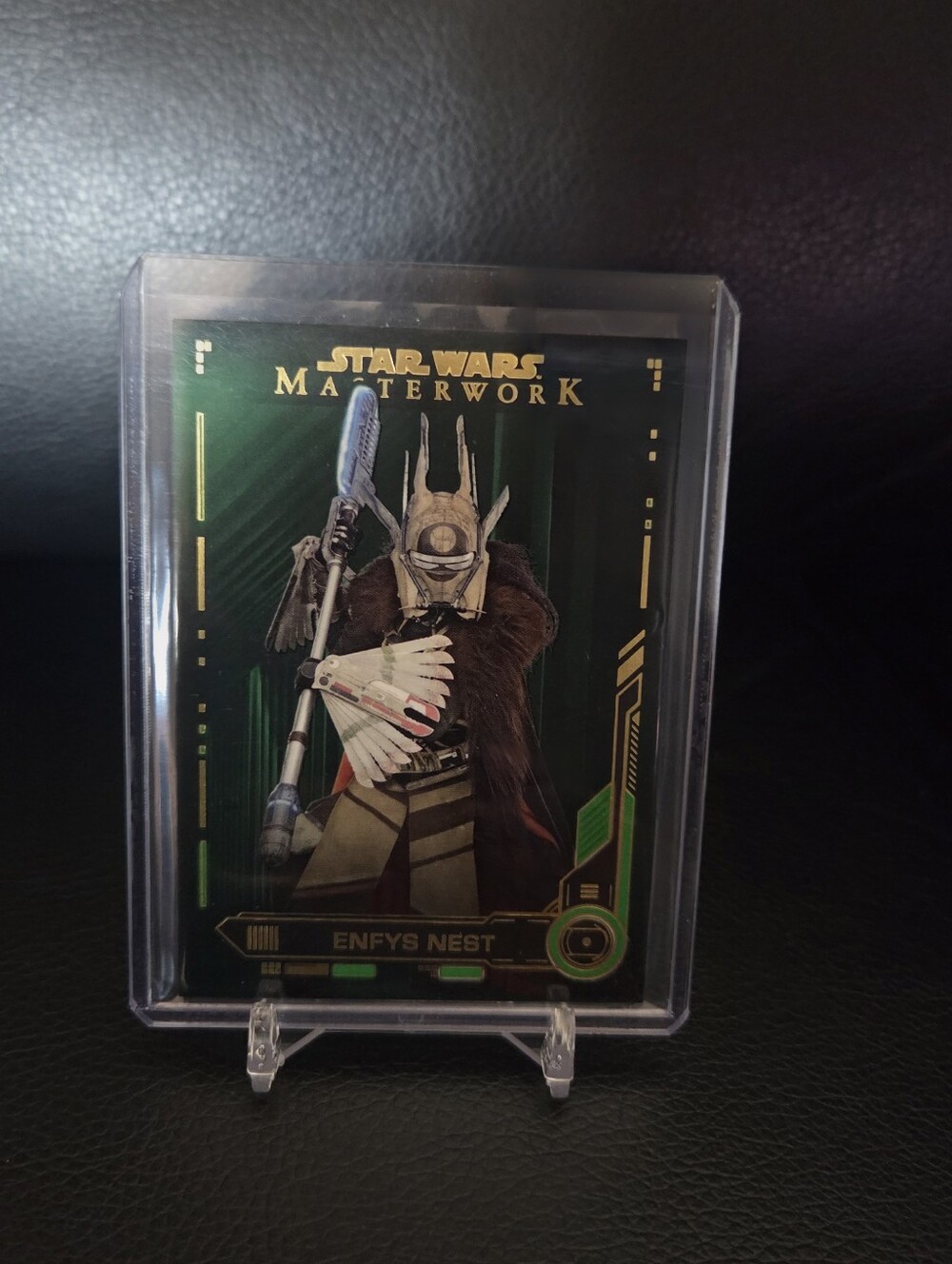 Topps Star Wars Enfys Nest Green Parallel Card #86/99